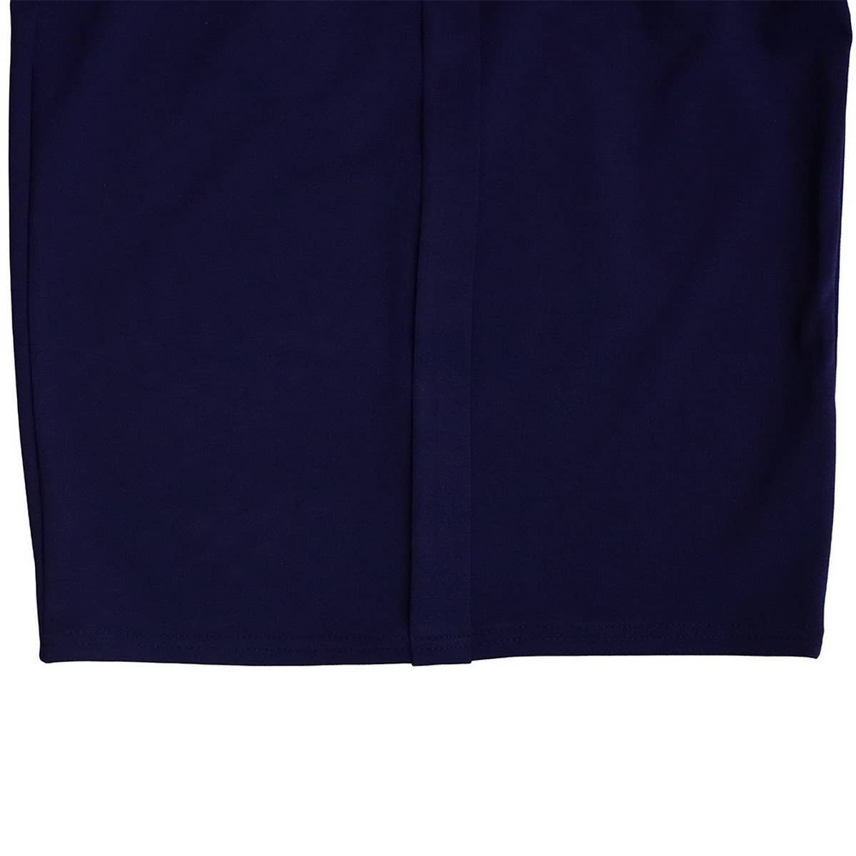 MESH AND PLEATED COMMUTER PLUS SIZE DRESS