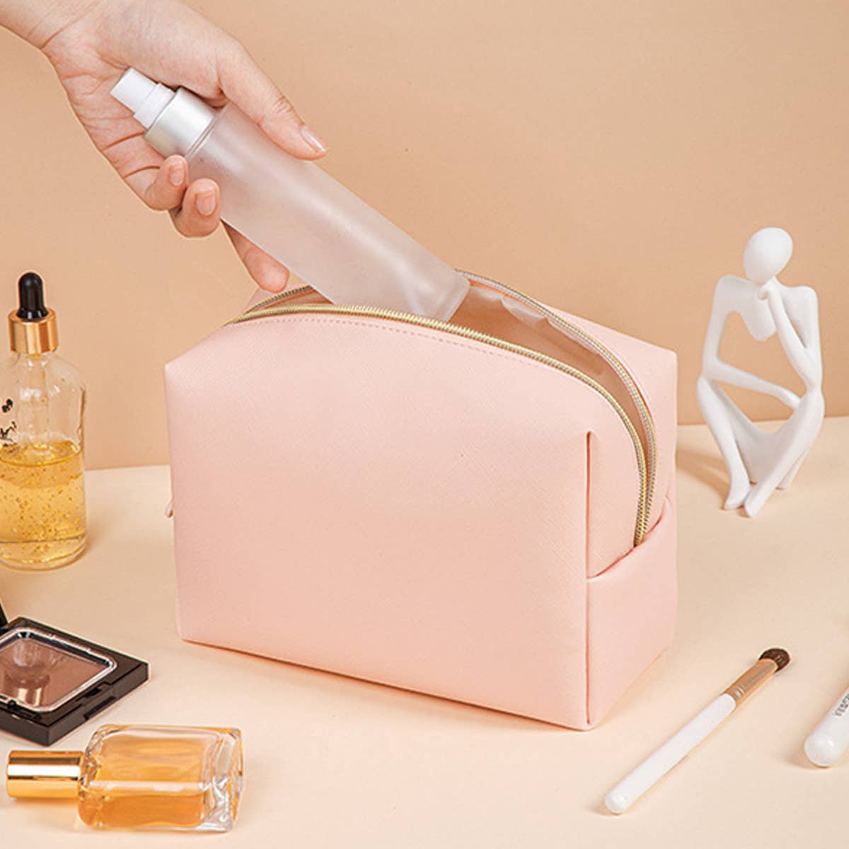 WOMEN SIMPLE PORTABLE WASHING BAG SMALL_CWAB0573