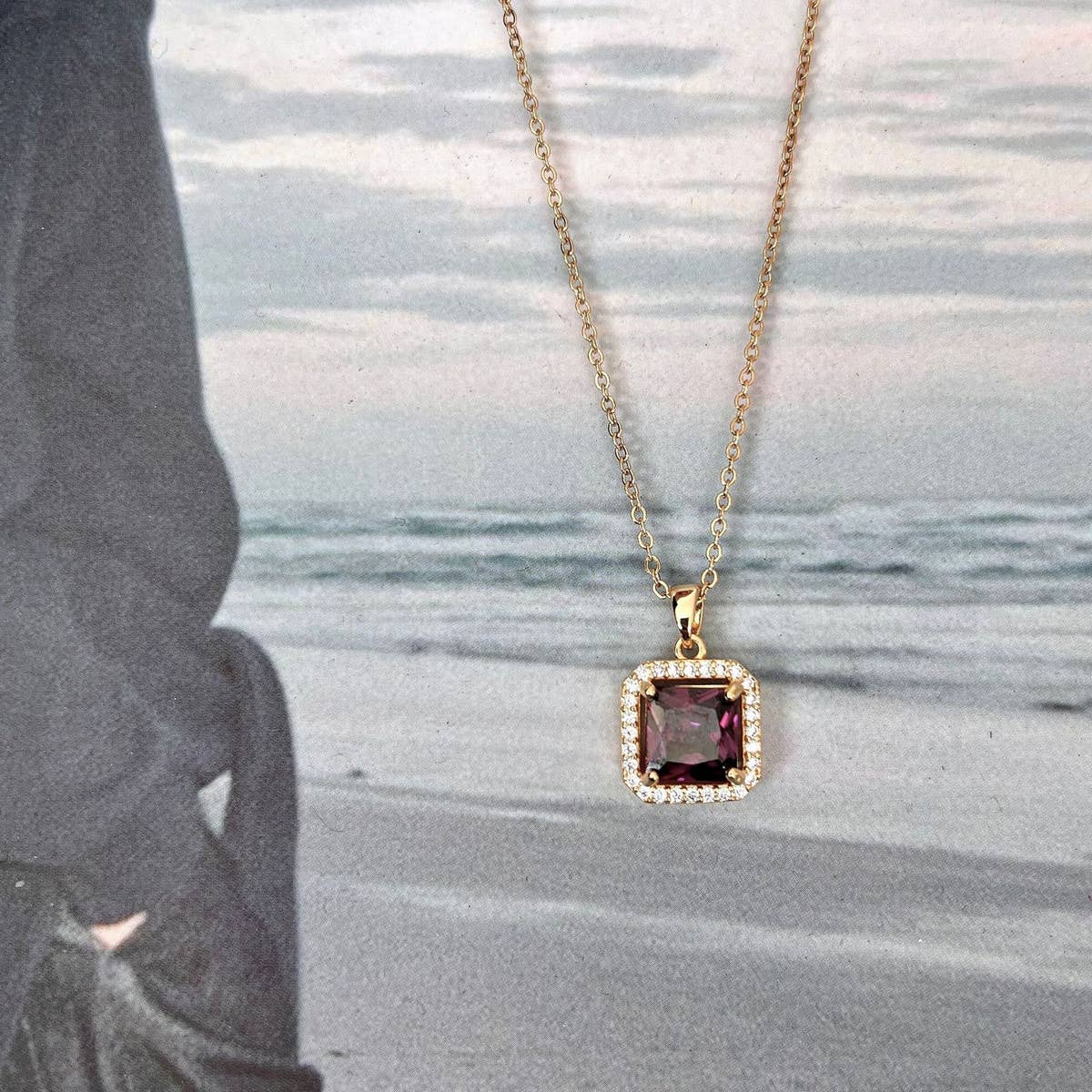 2024 SPRING AND SUMMER SIMPLE PURPLE NECKLACE_CWAJE1255