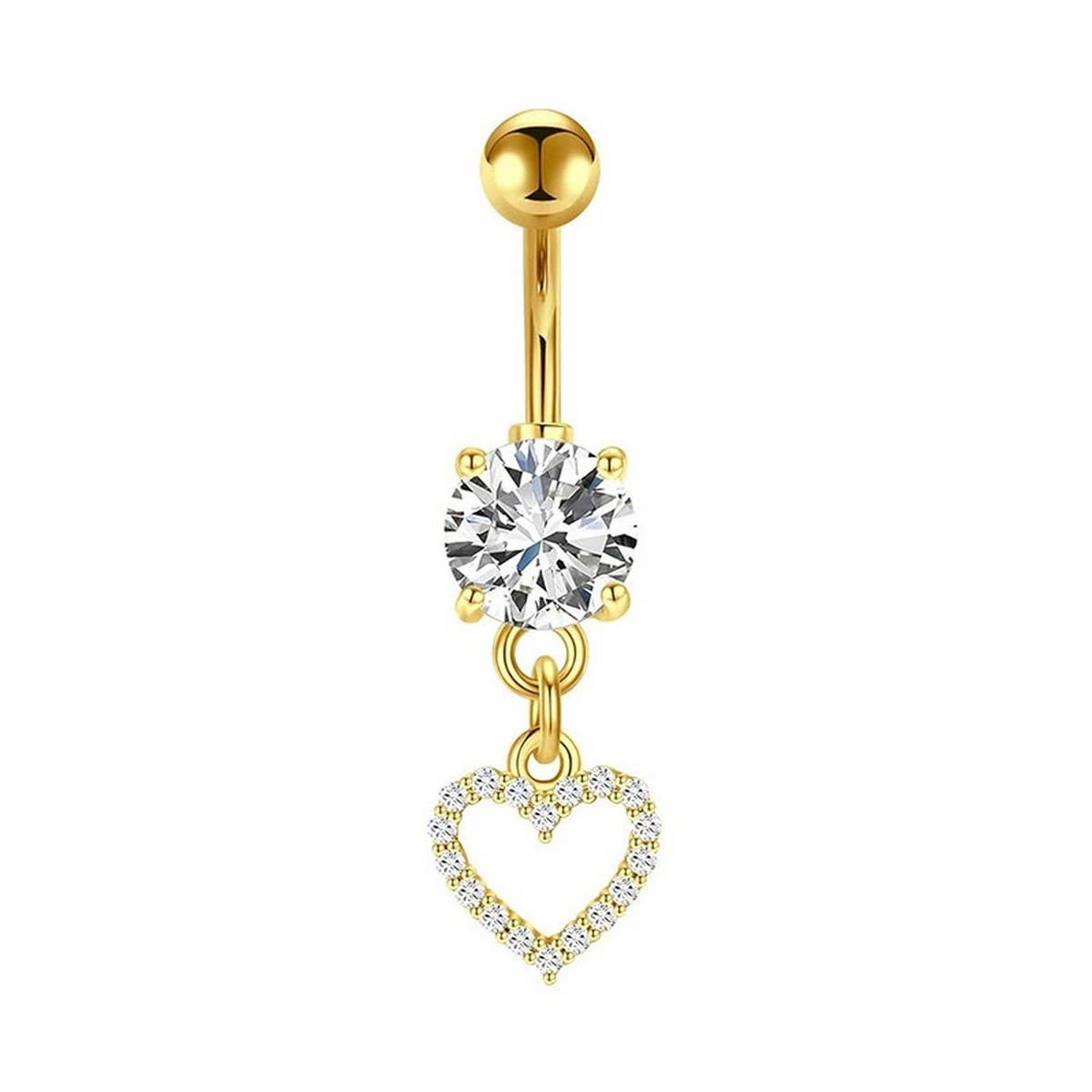 Cute Dangle Navel Rings ? Heart, Devil & Flower
