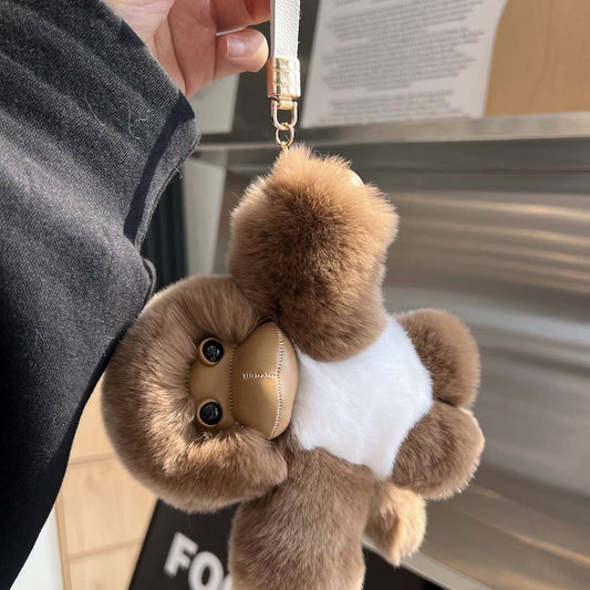 NEW CUTE PRUSSIAN MONKEY CAR KEYCHAIN PENDANT