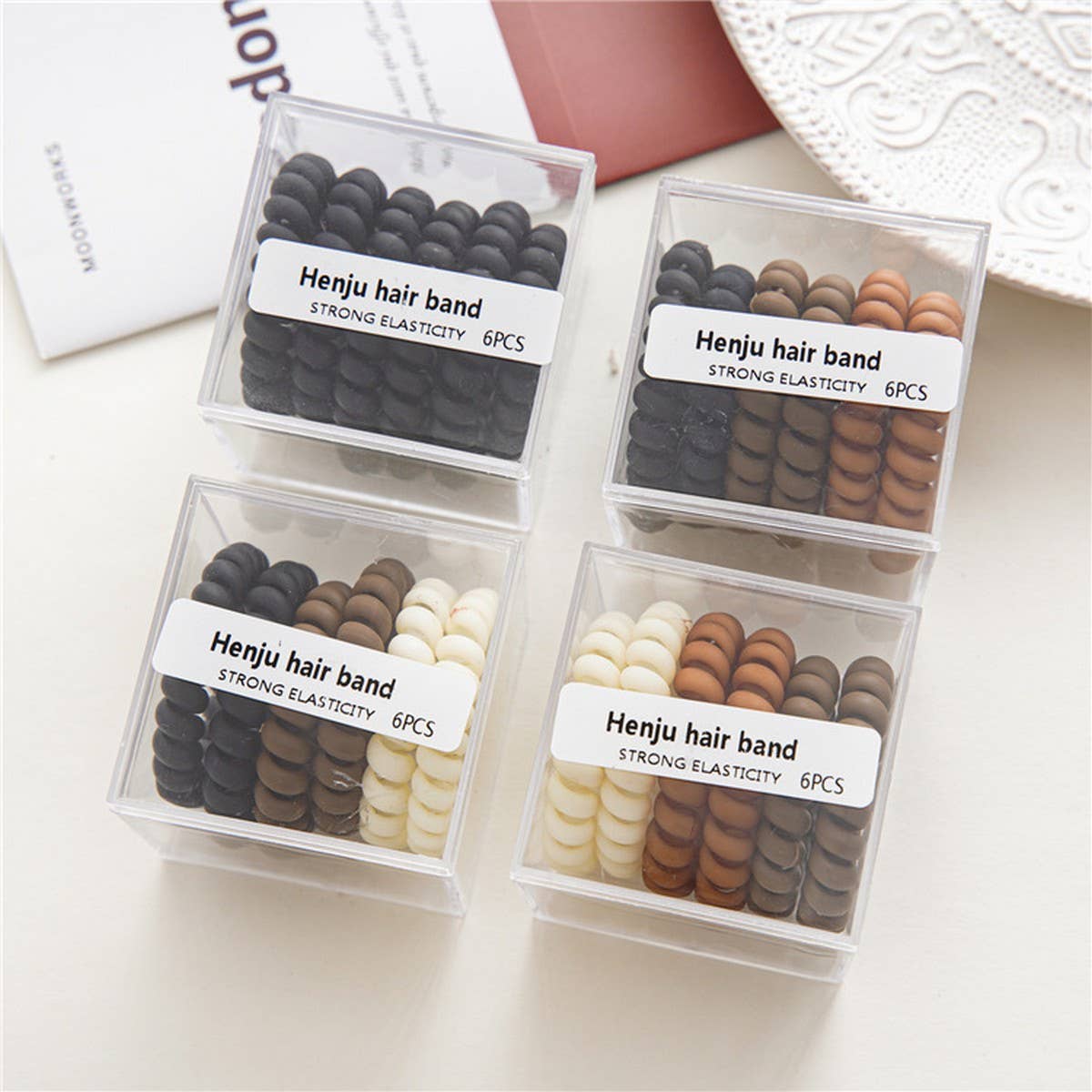 SIMPLE AND DURABLE PHONE CORD HAIR TIES_CWAHA1121