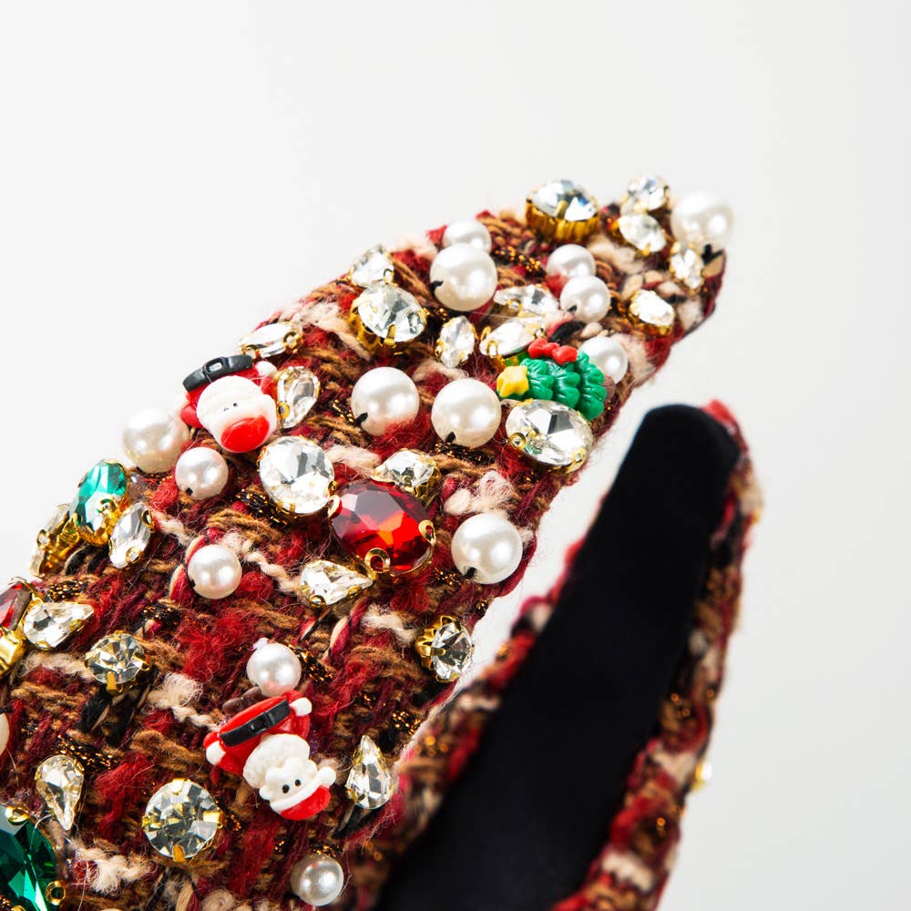 CHRISTMAS HEADBAND SMALL FRAGRANCE PEARL BELL