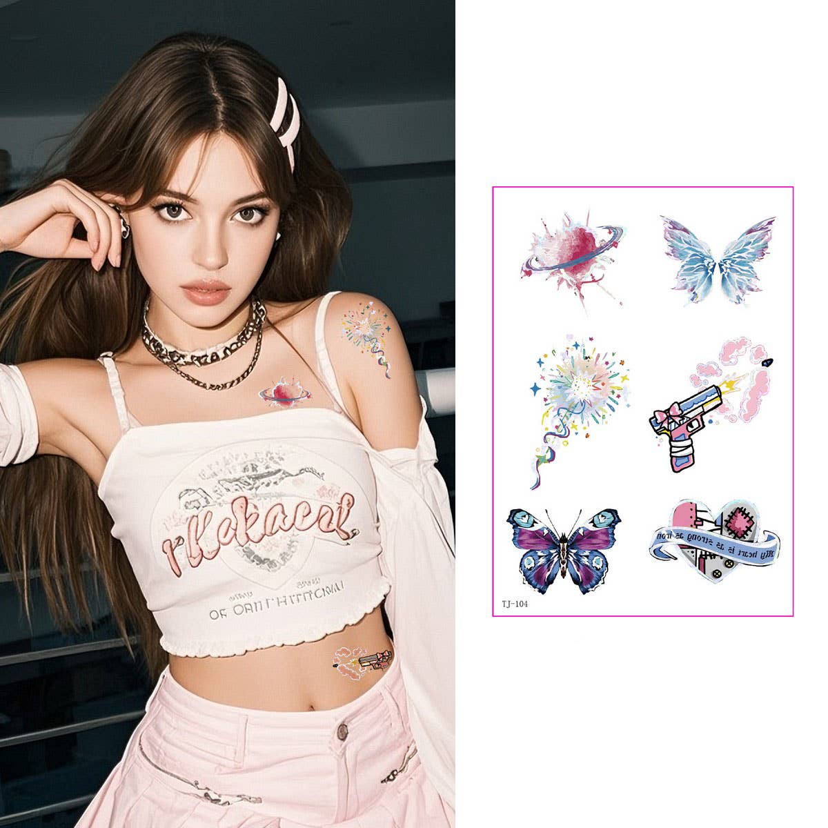 Gold Foil Tattoo Stickers for Girls ?Chic & Classy