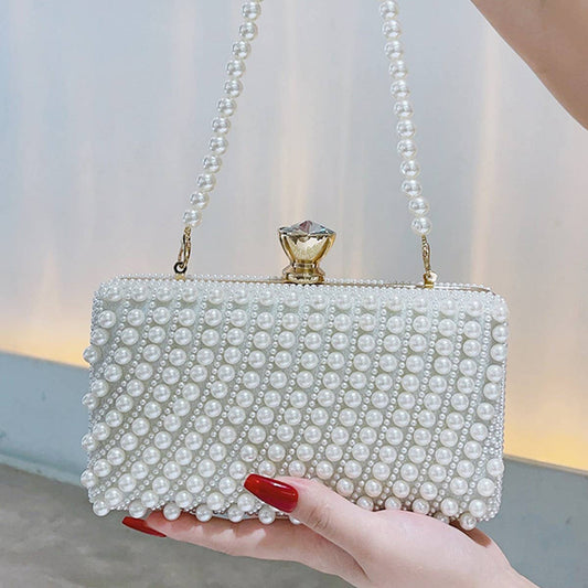 VINTAGE ELEGANT SQUARE CLUTCH_CWAB2512
