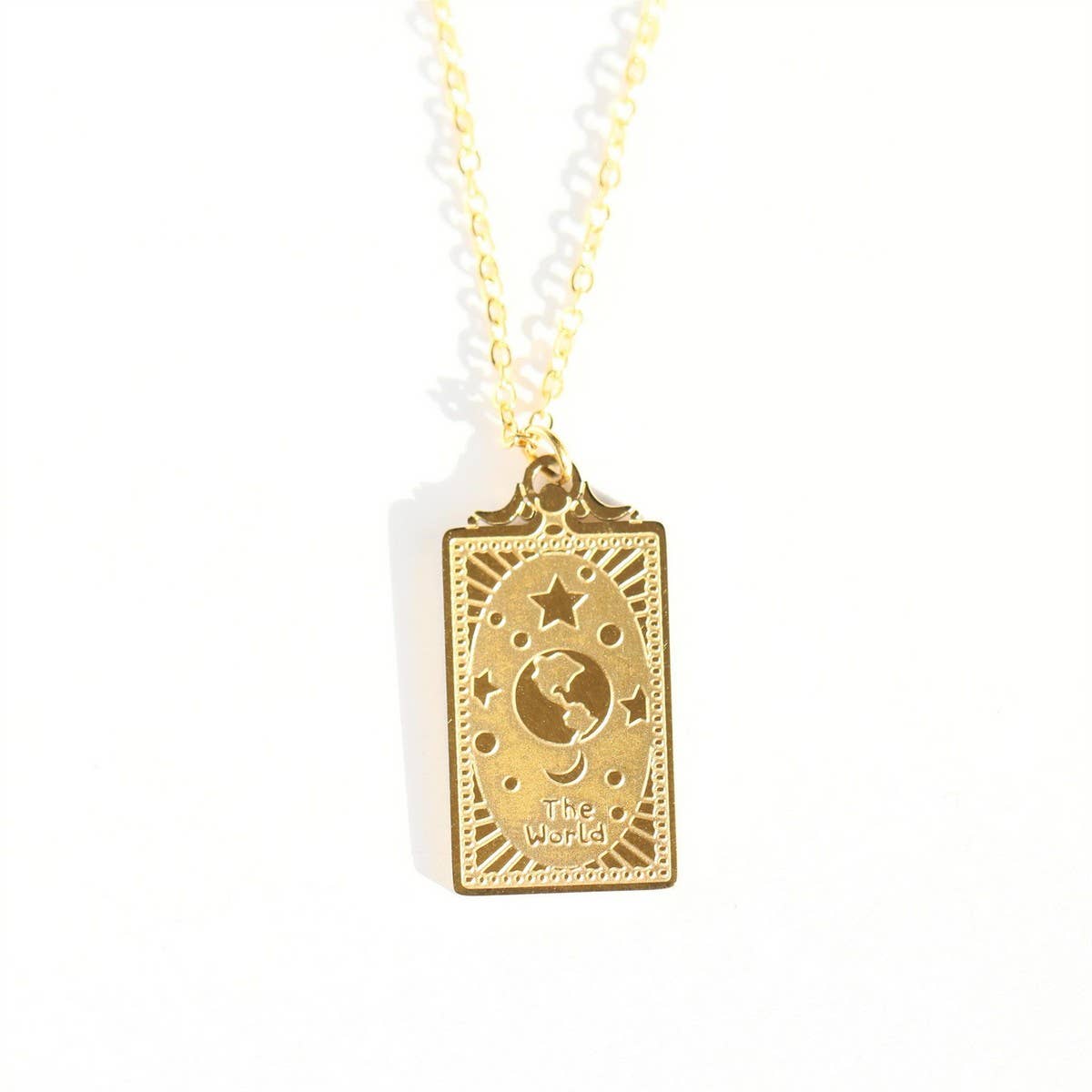 New Retro Classic Gold Tarot Necklace
