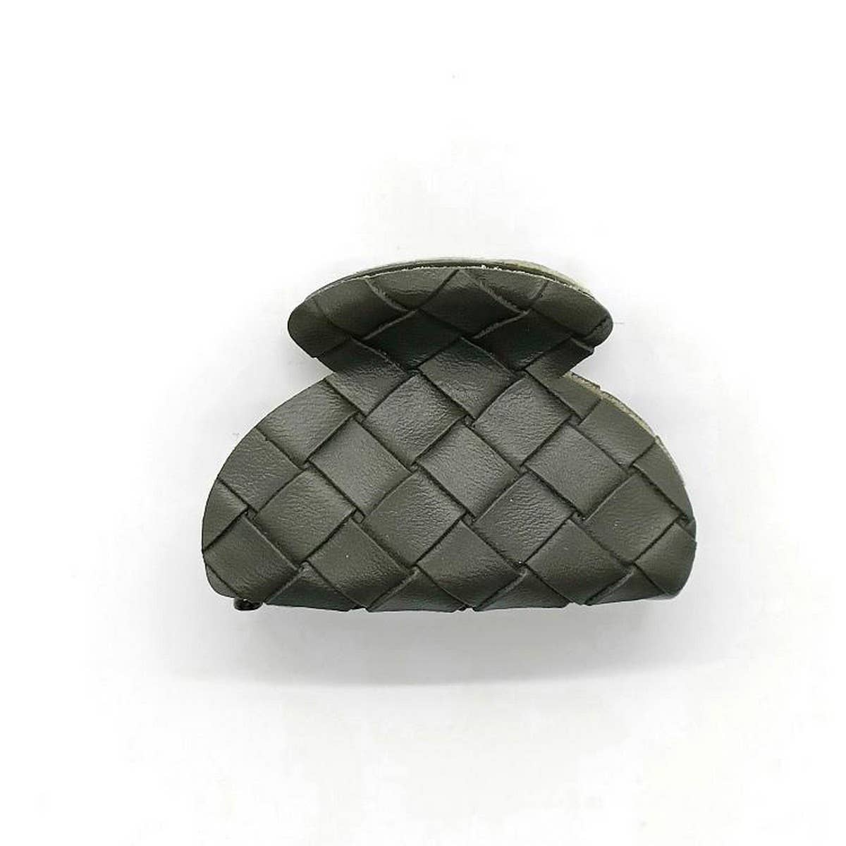 Woven Faux Leather Tribal Ponytail Claw Clip_CWAHA6382