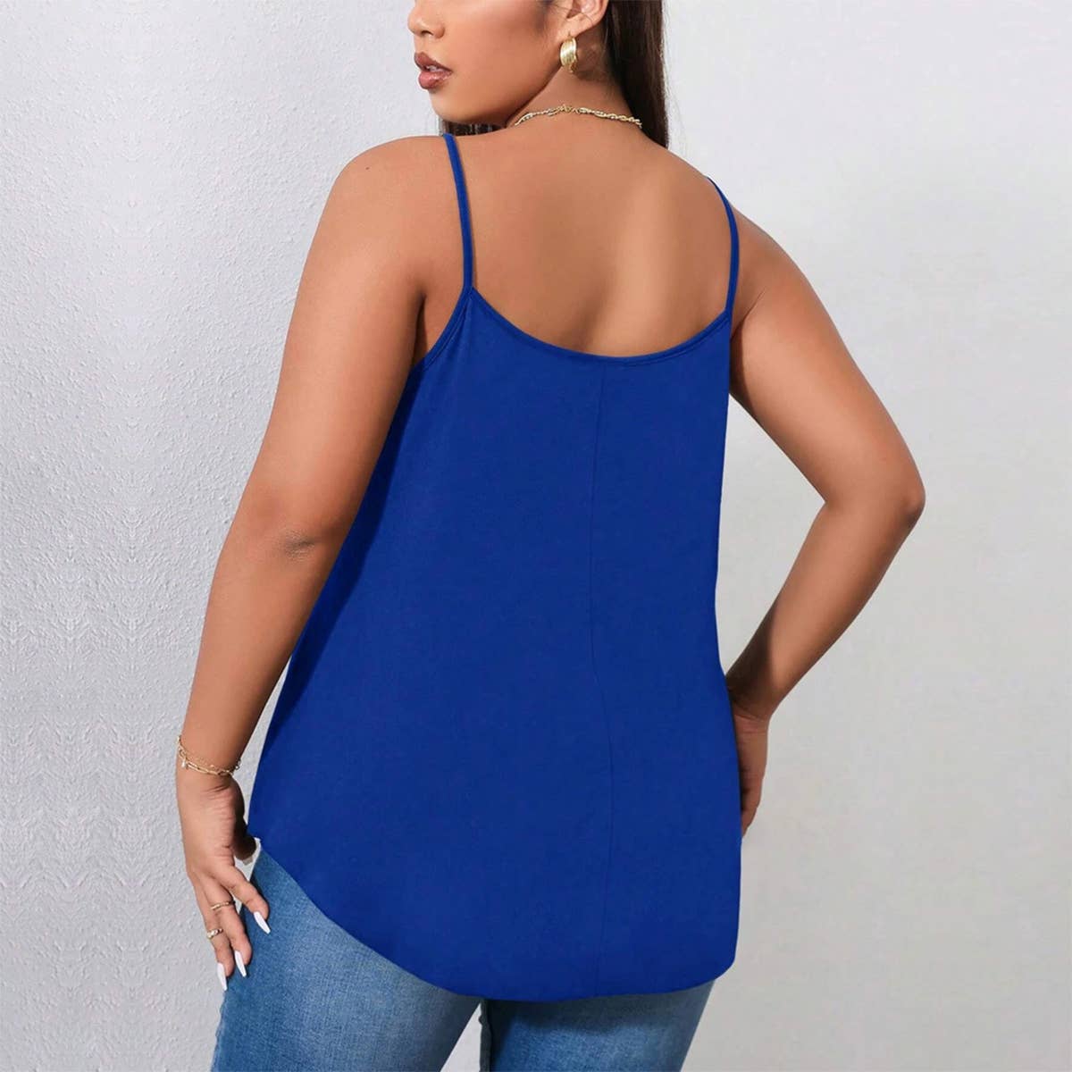 Solid colored tank tops go with everything