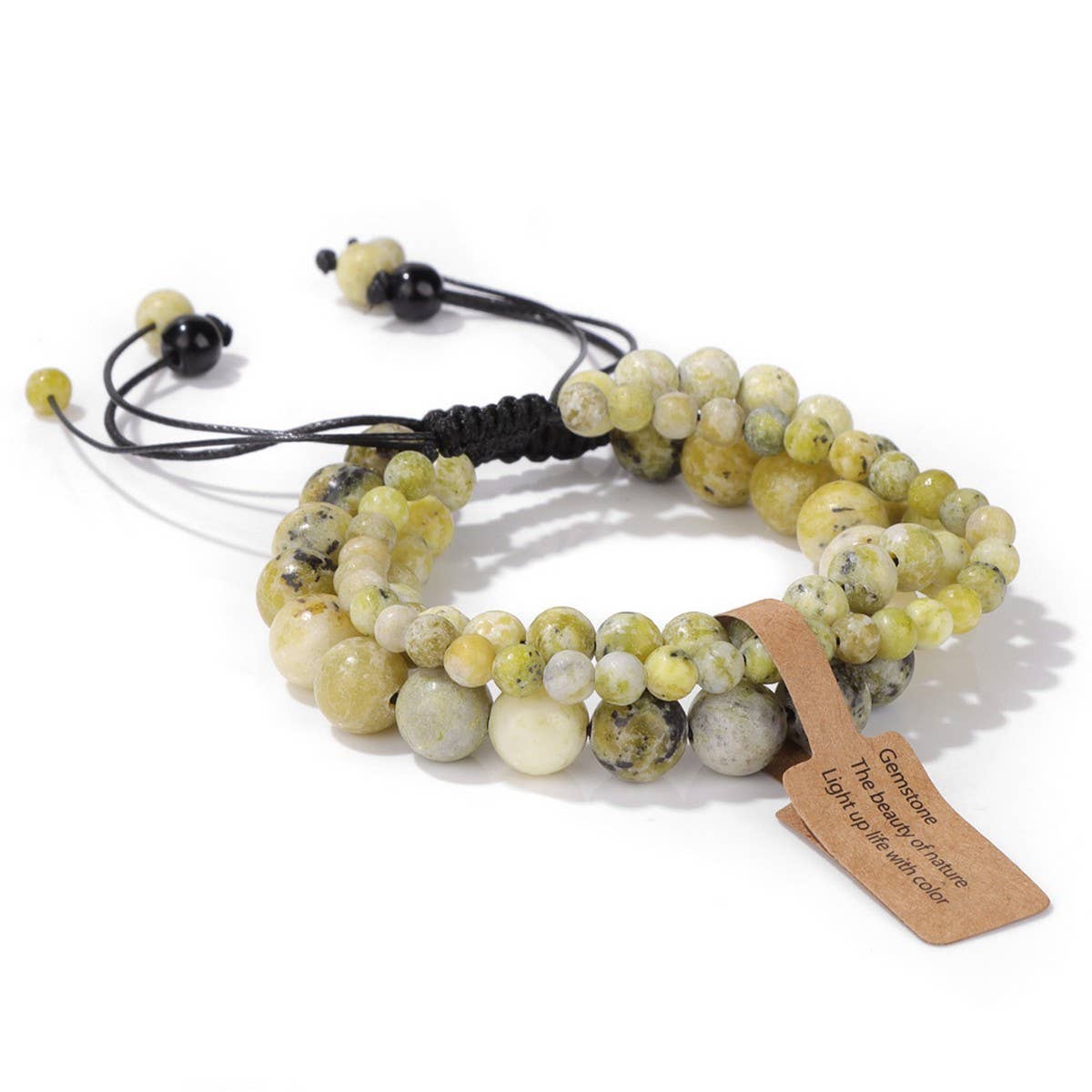 CWAJE4233_NATURAL STONE SIMPLE BRAIDED BRACELET