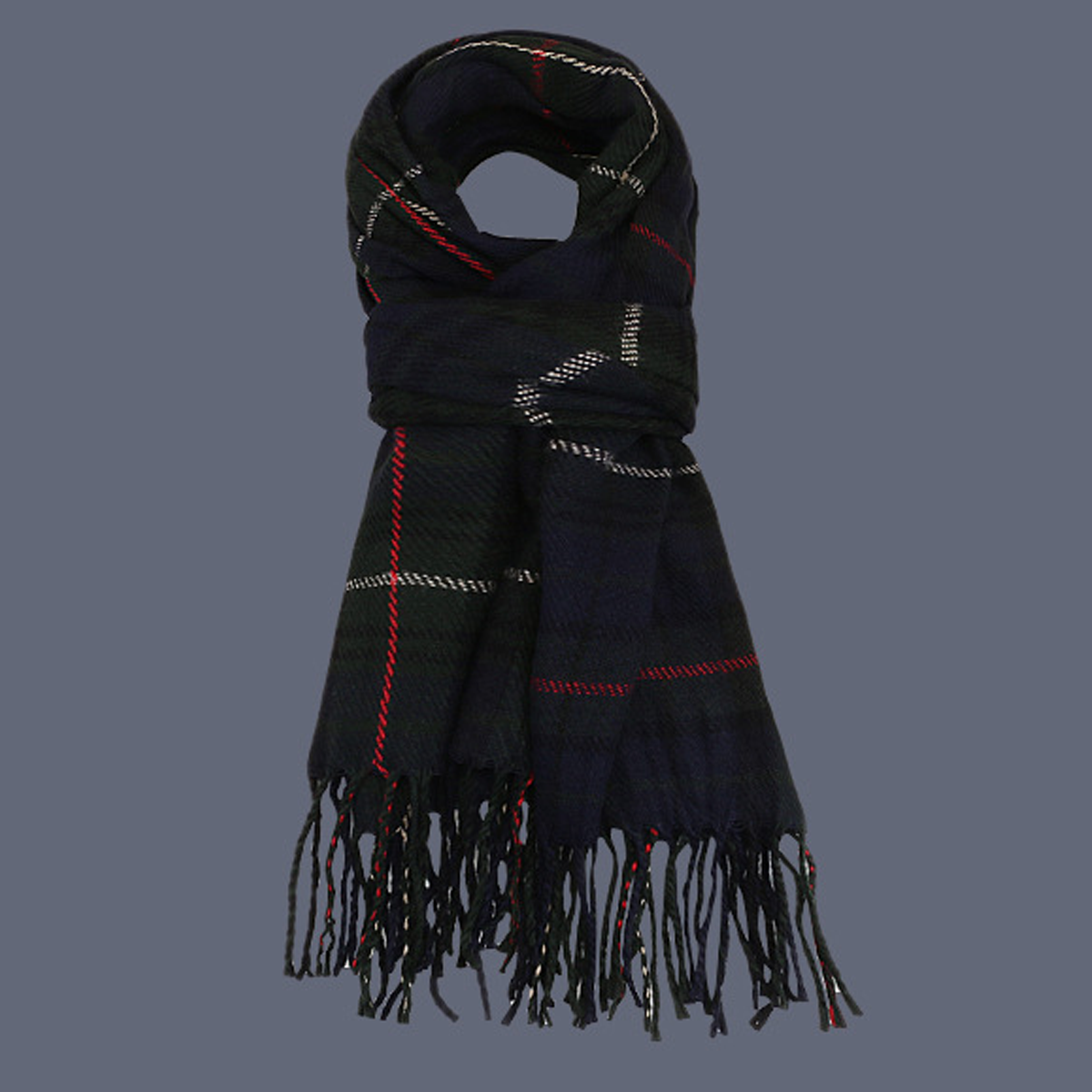 Tassel Scarf for Women - Thick Winter Warmth