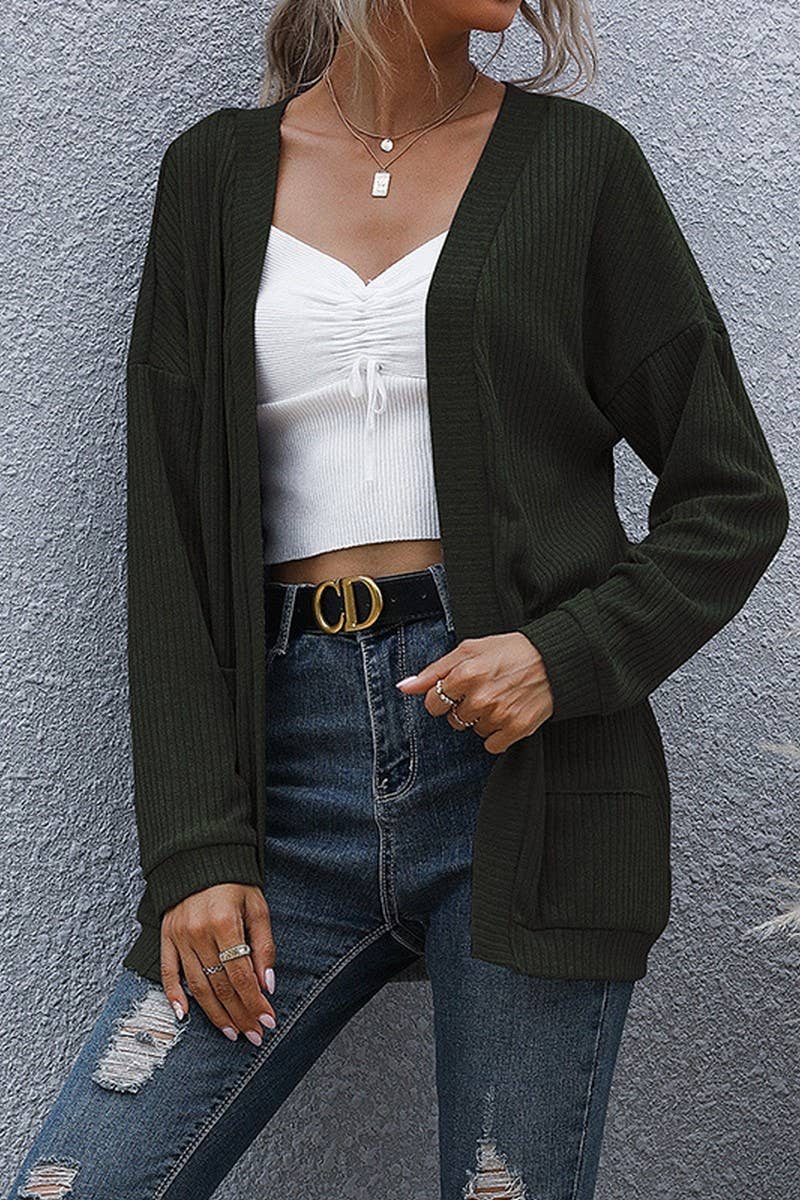 CWOCAL00585_LONG-SLEEVED SOLID COLOR LONG CARDIGAN