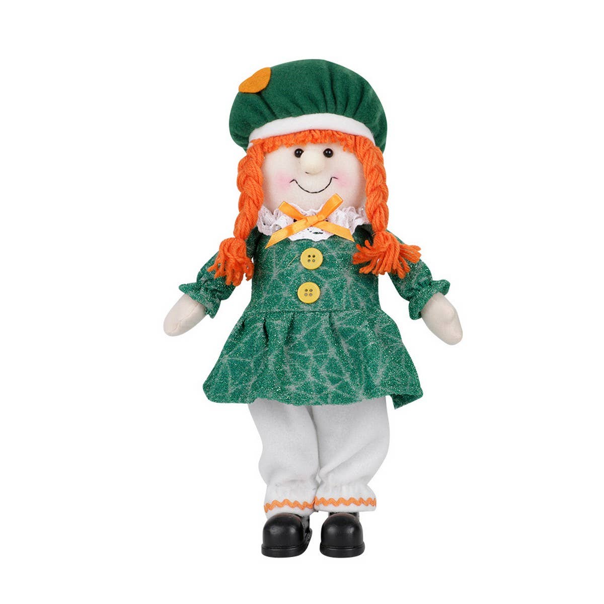 ST. PATRICK GIRL DOLL GIFT STANDING FIGUREORNAMENTS_CWMM3450