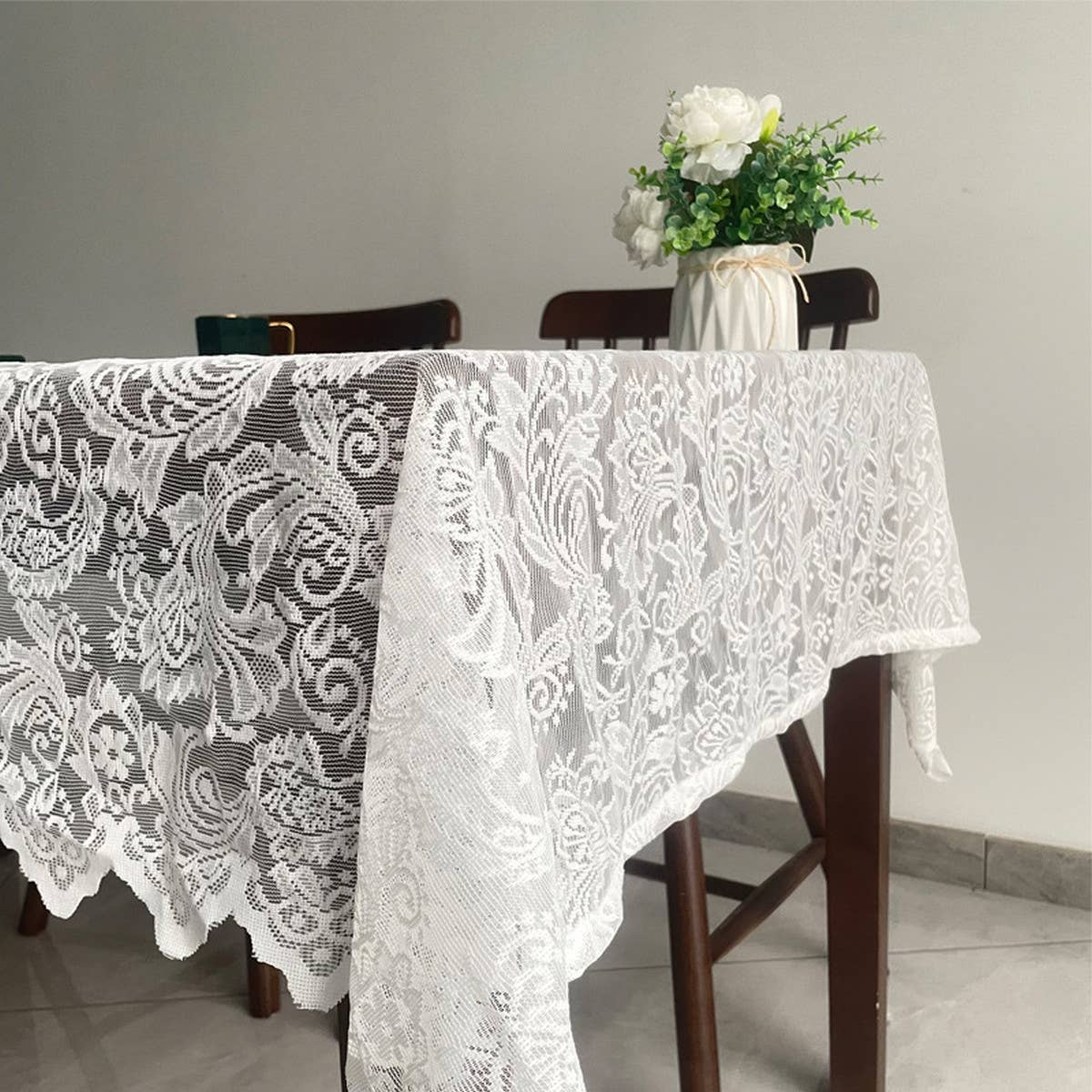 ROMANTIC LACE TABLECLOTH RECTANGULAR TABLECLOTH