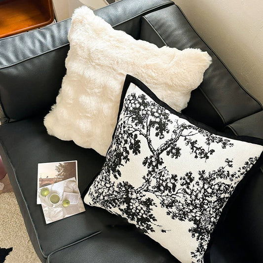 Plush Throw Pillow Cover for Sofa & Lumbar Support_CWMM7701