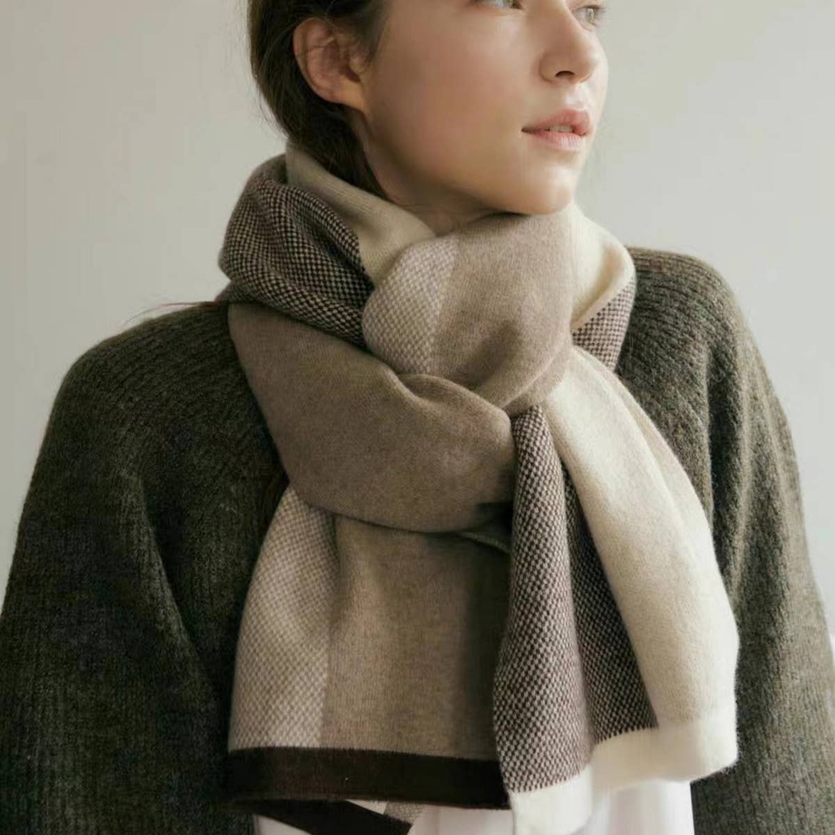 Knit Scarf - Unisex Elegant Warm Fall/Winter Wrap