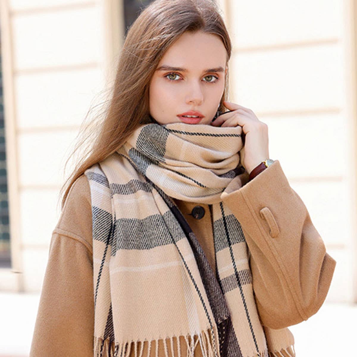 Faux Cashmere Scarf ? Cozy Winter Wrap for Couples