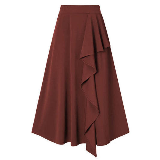 PLUS-SIZE LOOSE IRREGULAR SKIRT