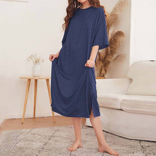 Loose, comfortable, simple and casual home dress