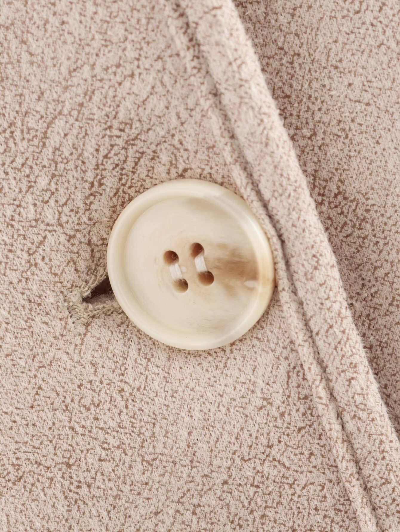 Fashionable fur one-piece loose thickened coat