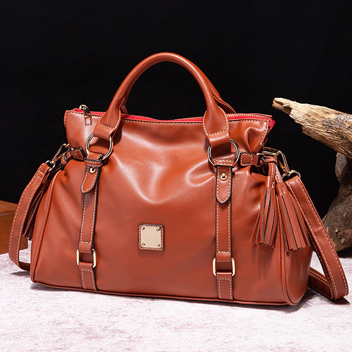 WOMEN LARGE CAPACITY TOTE BAG MESSENGER BAG_CWAB0565