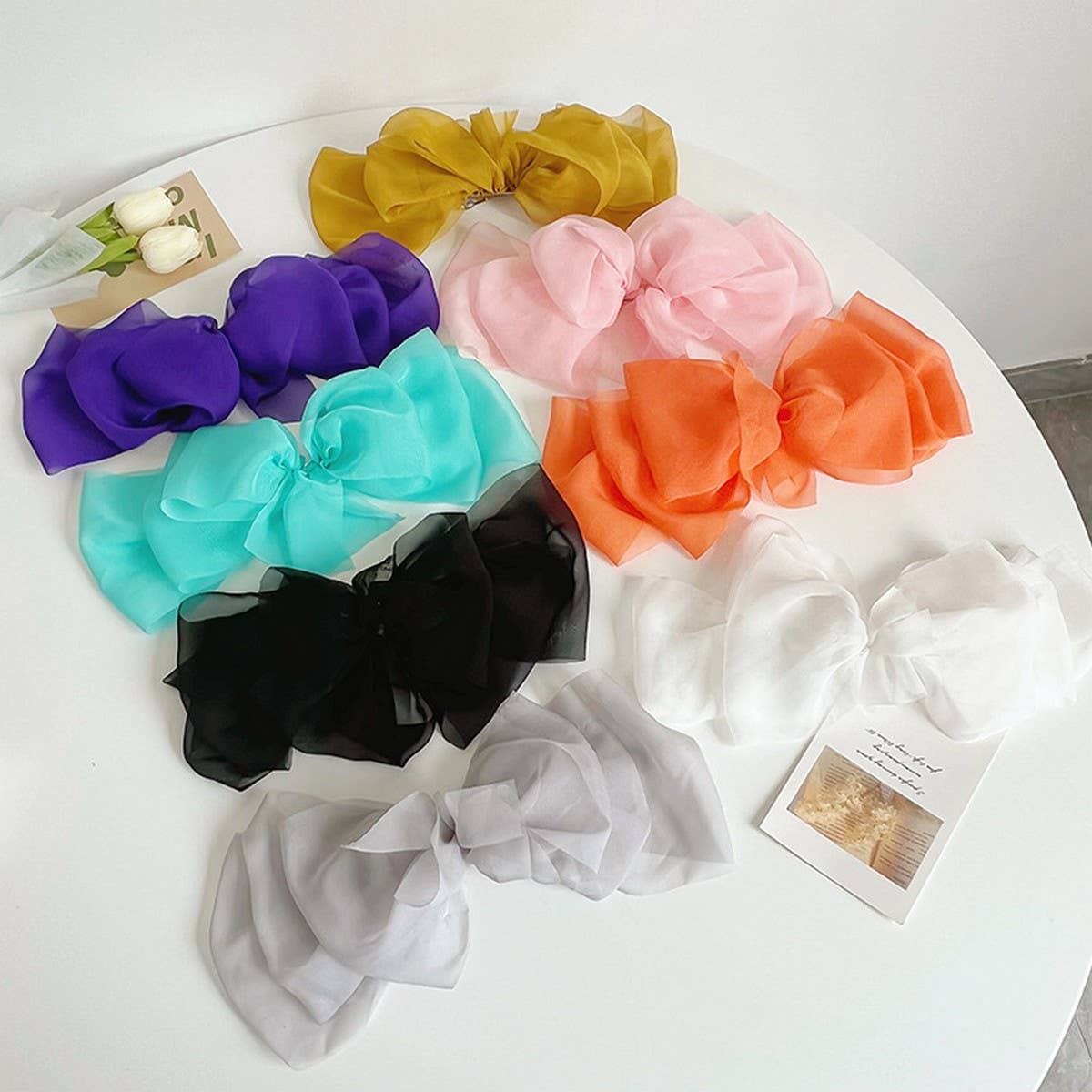 SUPER FAIRY ELEGANT BOW HAIRPINS_CWAHA1193