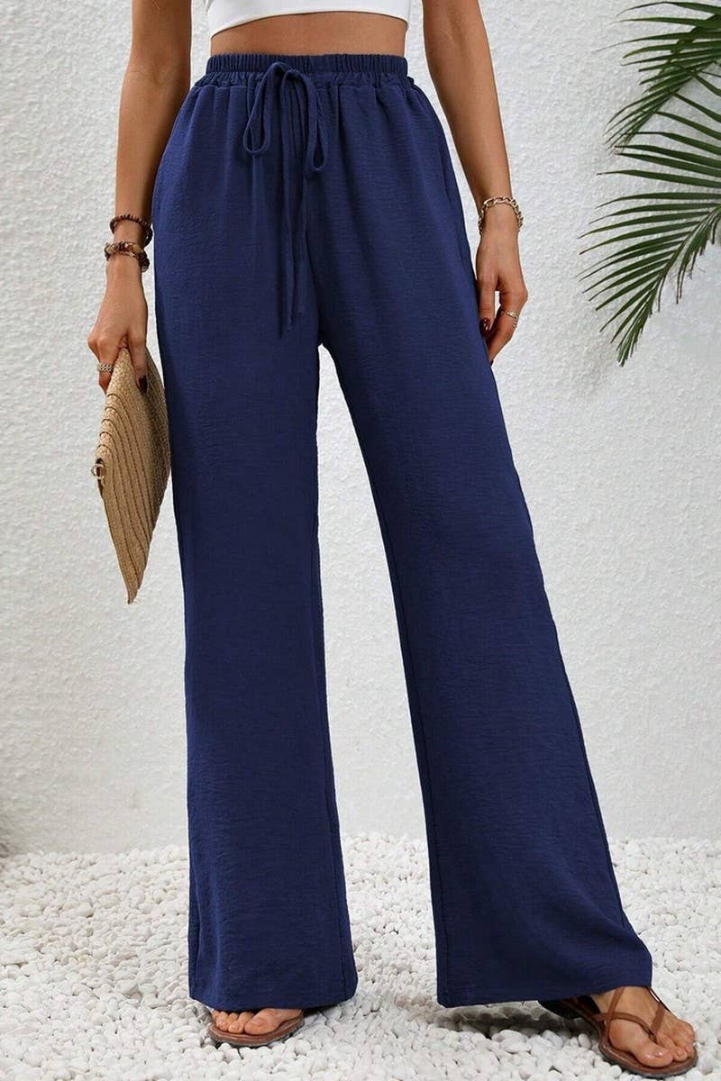 CWBLP1865_SPRING AND SUMMER CASUAL SOLID COLOR MOPPING PANTS