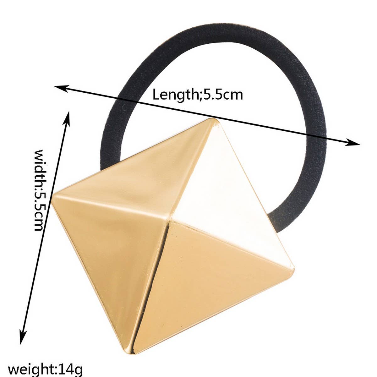 Minimalist Geometric Low Ponytail Hair Tie