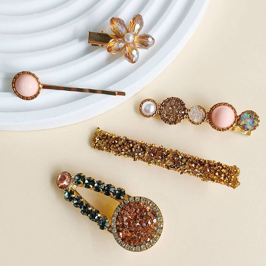 5PCS FAUX PEARL DECOR HAIR CLIP_CWAHA0162