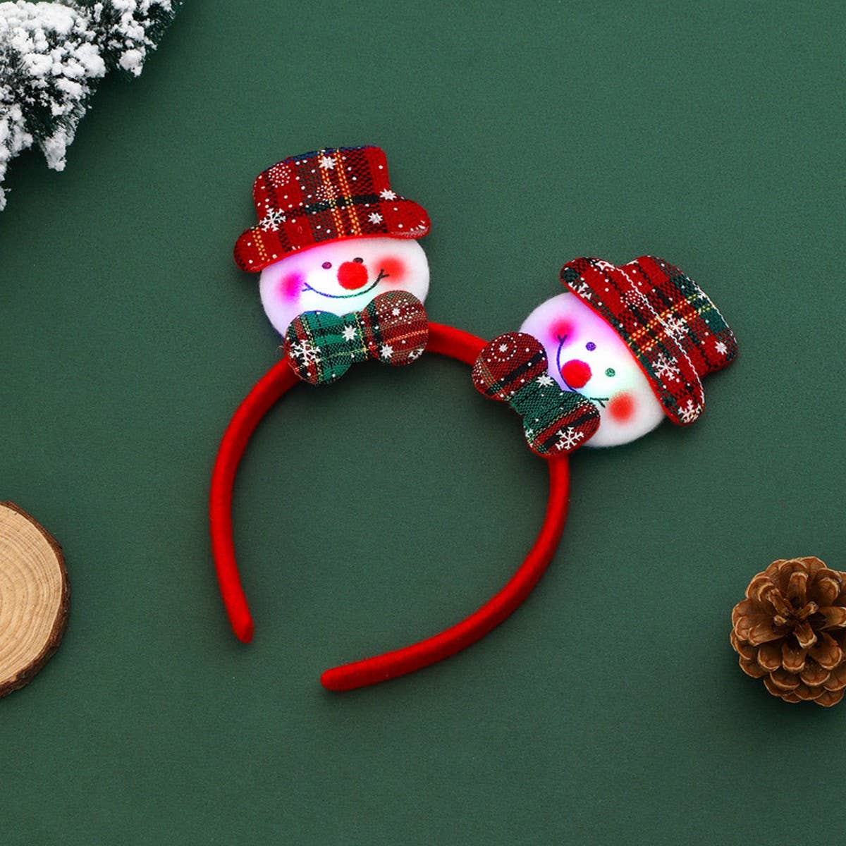 CHRISTMAS LIGHTED PARTY HEADBAND