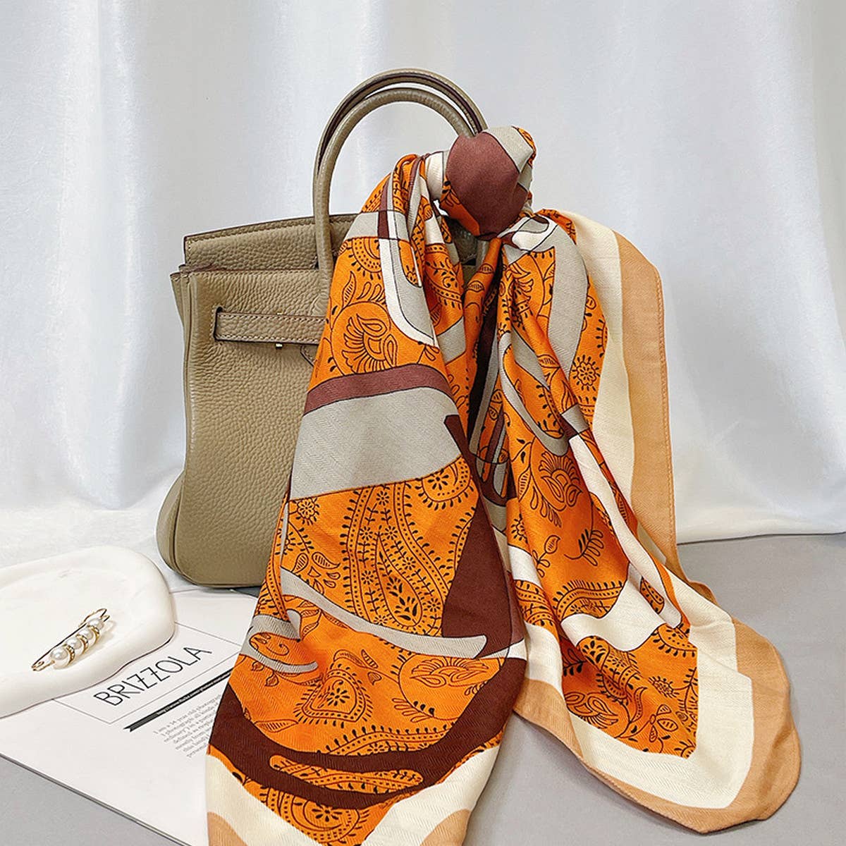 Irregular Shape Velvet Scarf - Elegant Wool Wrap