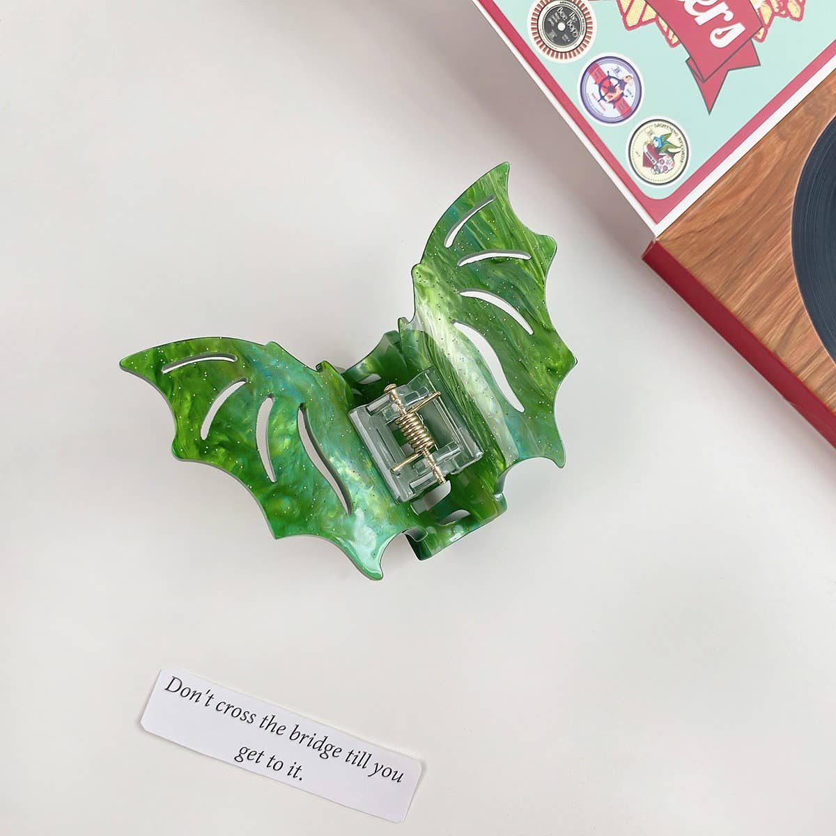 Halloween Bat Wing Gothic Hair Clip for Ladies_CWAHA1444