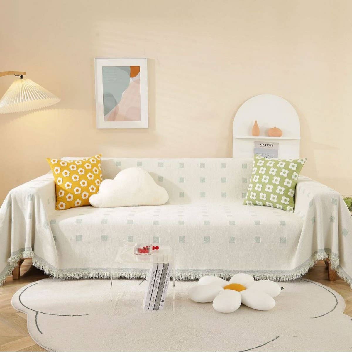 MODERN GEOMETRIC MULTIFUNCTIONAL SAND SOFA THROW