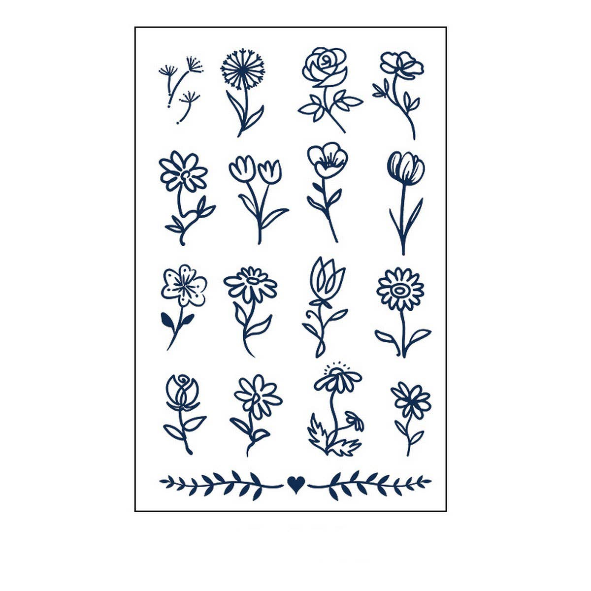 Herbal Juice Finger Tattoos Cute & Minimal Style