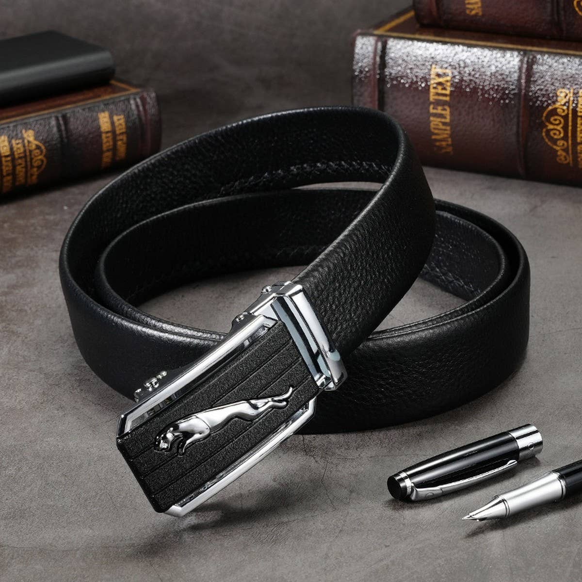HIGH-END BUSINESS AUTOMATIC BUCKLE BELTS_CWABE0470