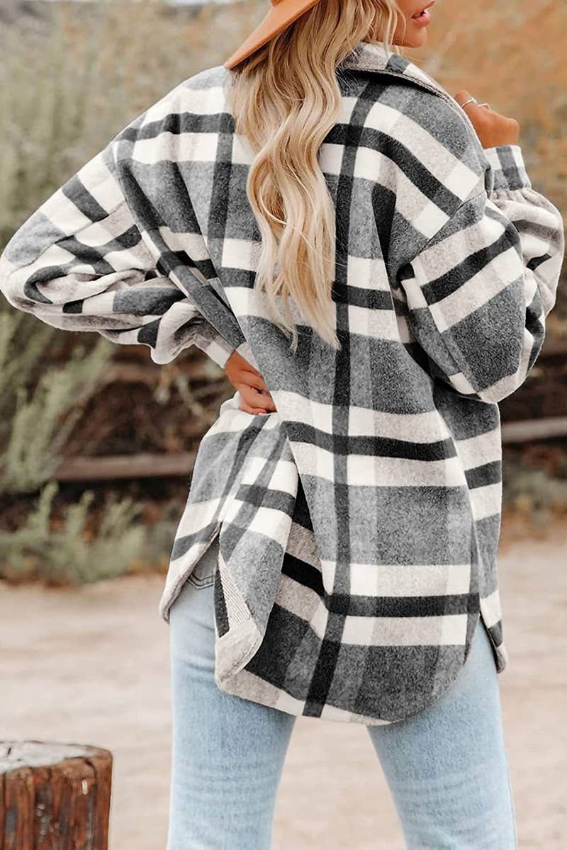 CWOCO0273_PLAID POCKET BUTTON FLANNEL SHIRT JACKET