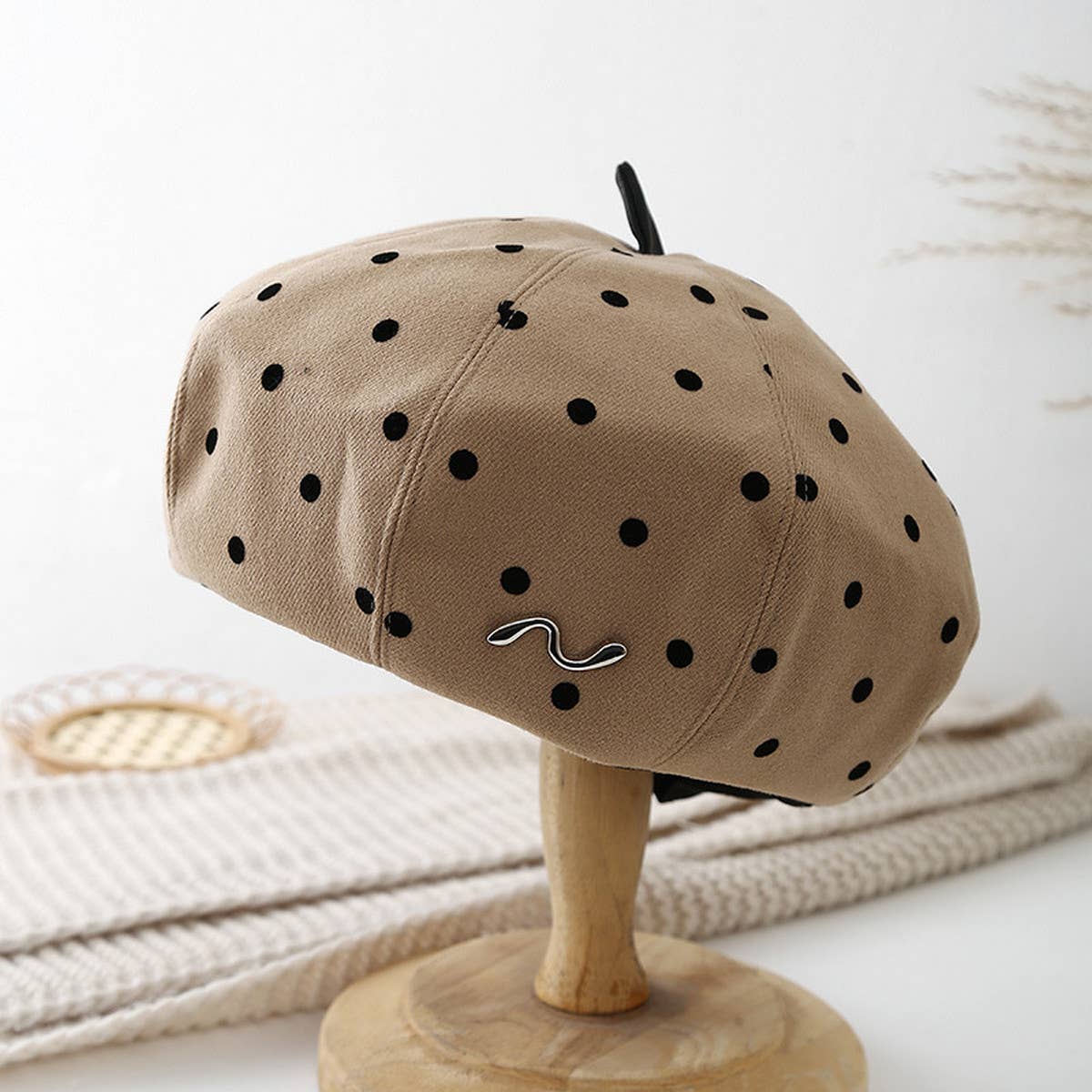 2024 NEW POLKA DOT CLASSIC BERET_CWAB2854