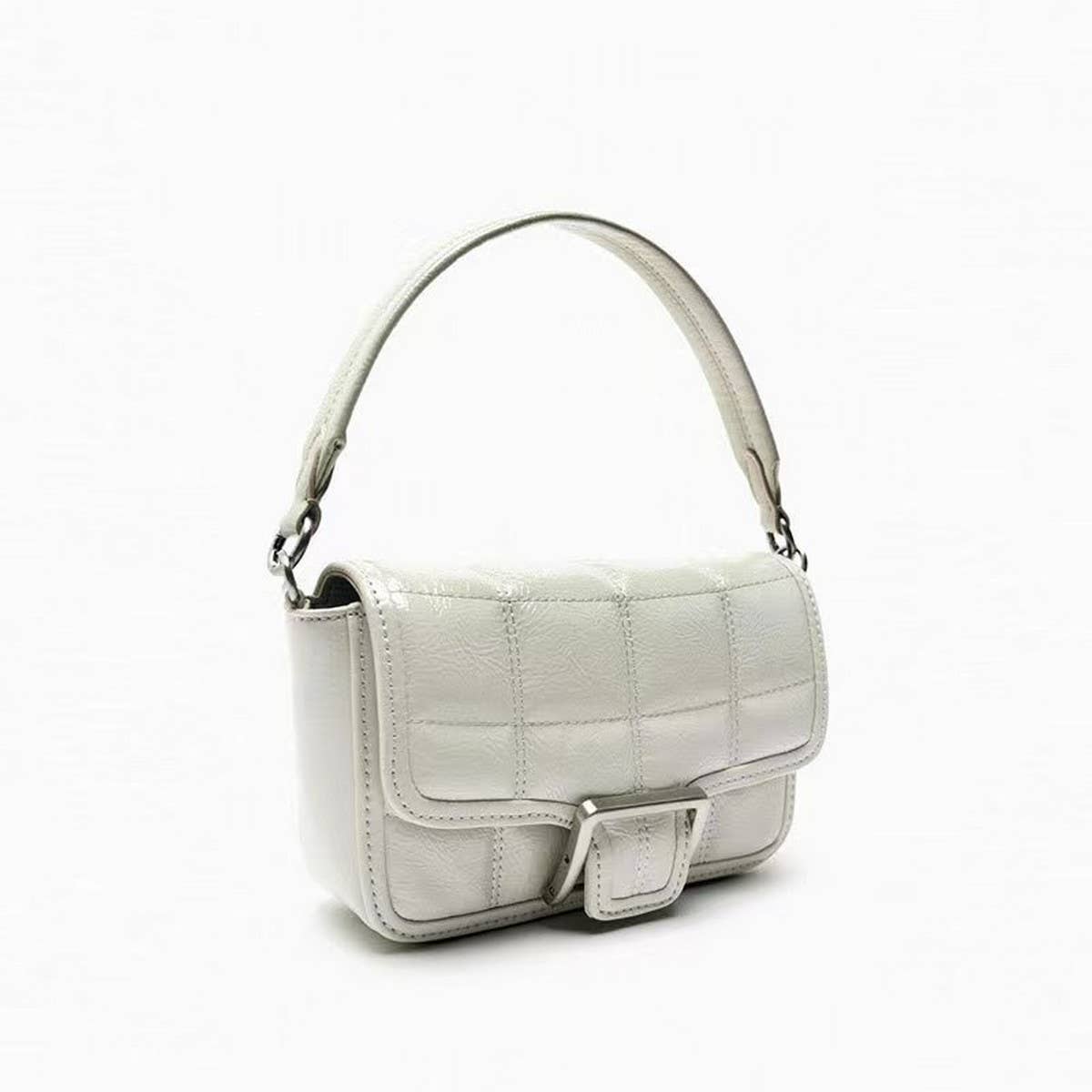 NEW VERSATILE MOTTLED LEATHER SHOULDER BAG_CWAB3437