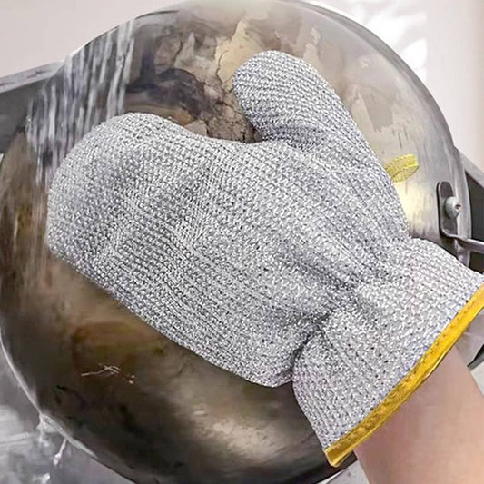 SILVER NON-STICK STEEL WIRE DISHWASHER