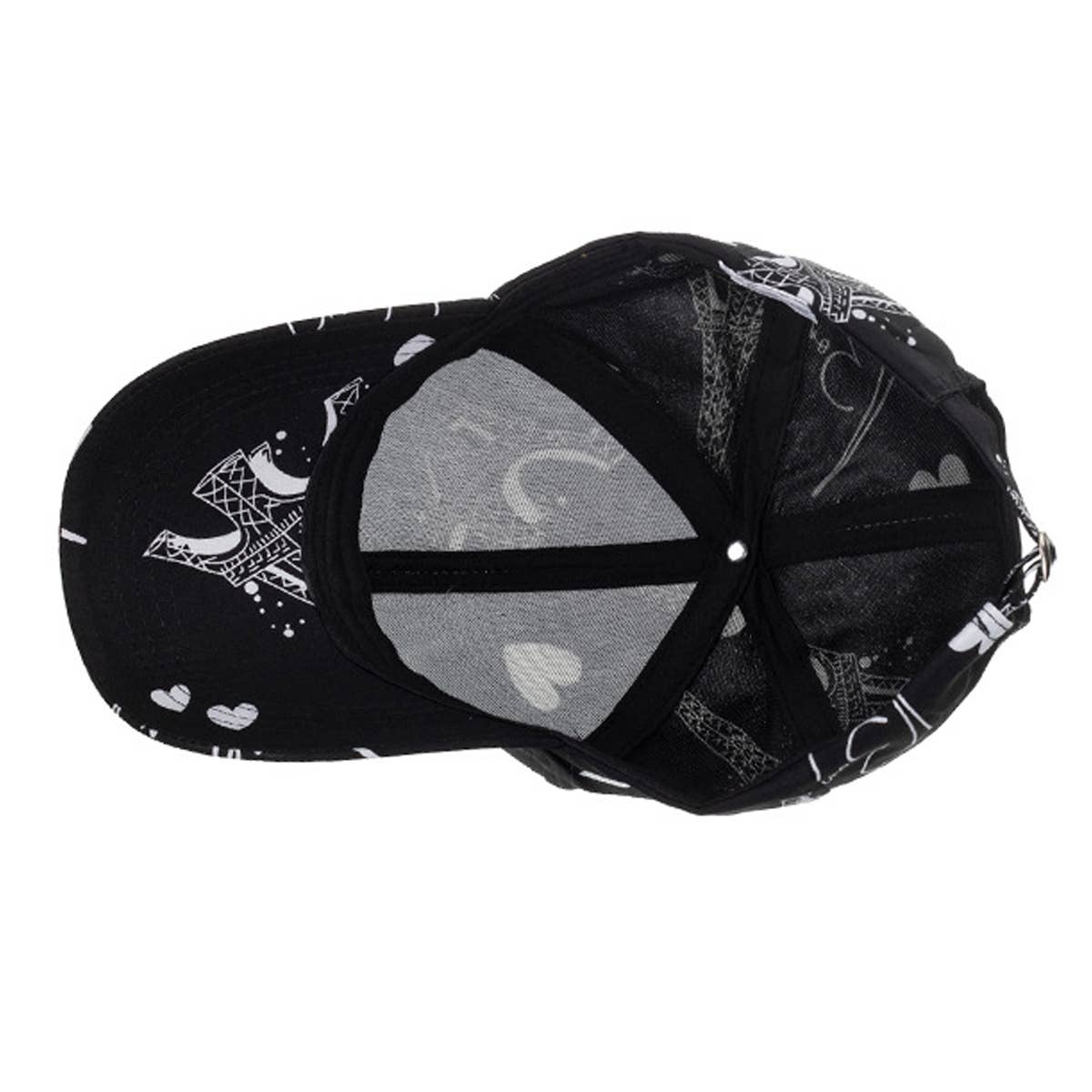 CASUAL LOVE TOWER PRINT BASEBALL CAP_CWAH1181