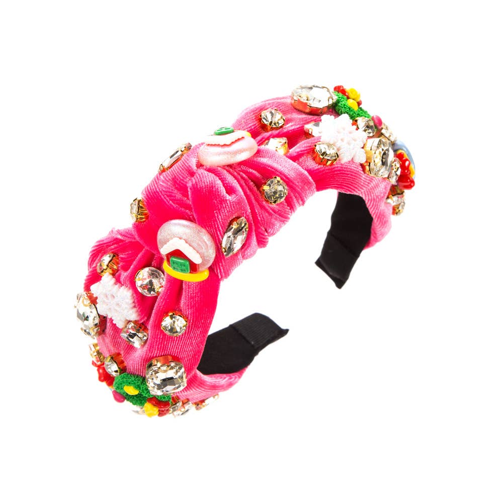 CHRISTMAS HEADBAND HIGH QUALITY FLANNELETTE