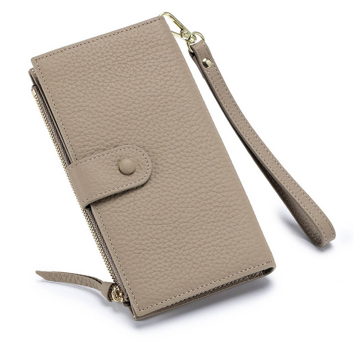 GENUINE LEATHER LONG STYLISH LARGE CAPACITY WALLET_CWAB3799