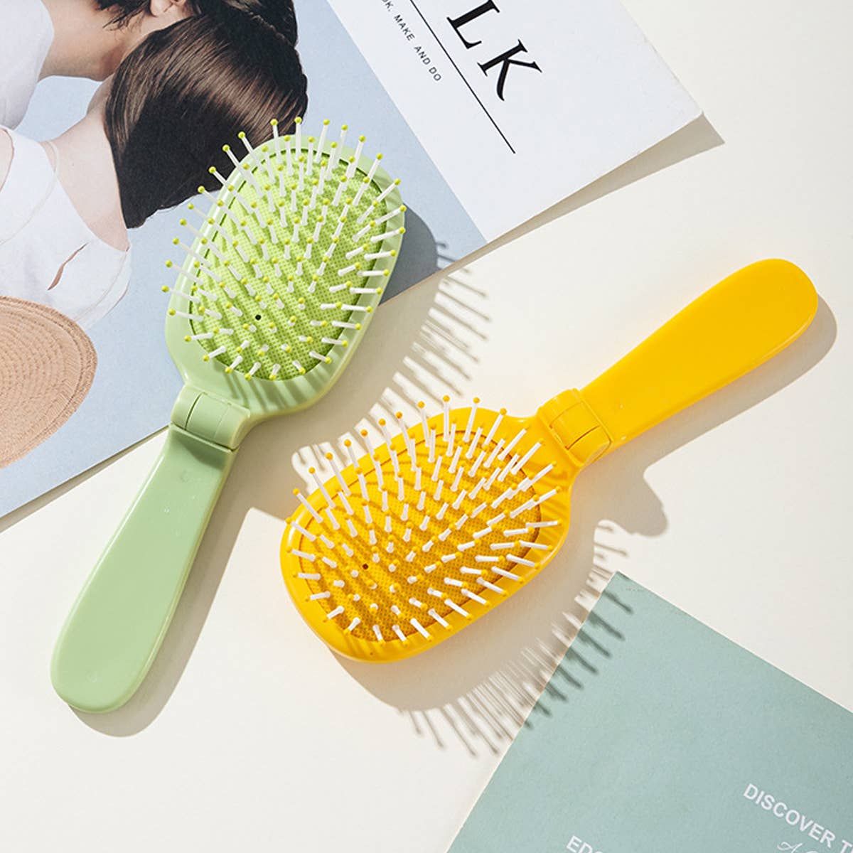 NEW CACTUS FOLDING AIR BAG COMB