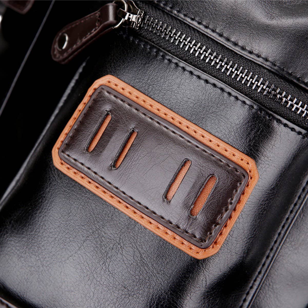 Men¡¯s PU Leather Large Backpack, Stylish & Casual_CWAB5181