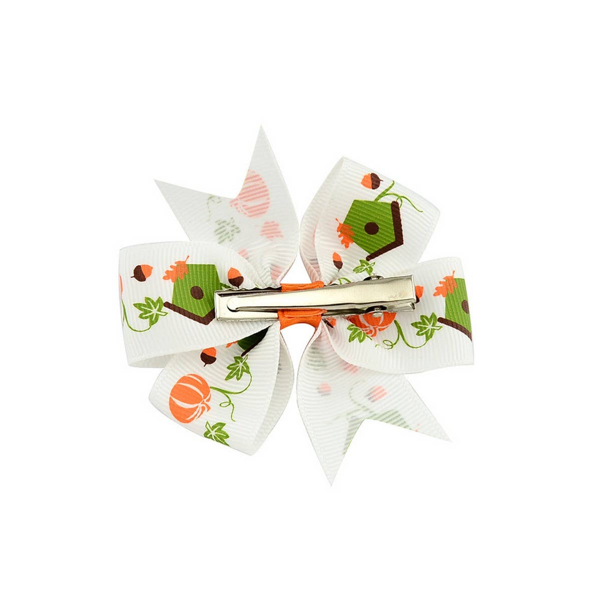 Halloween Kids Grosgrain Bow Hair Clip