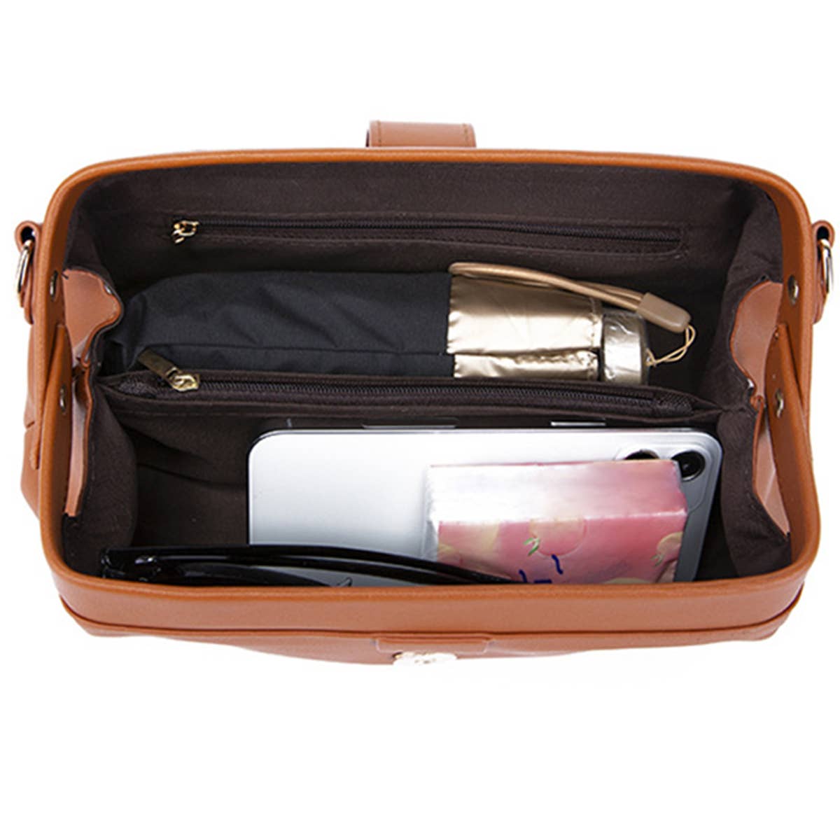 WOMEN TANNED SHOULDER BAG_CWAB0562