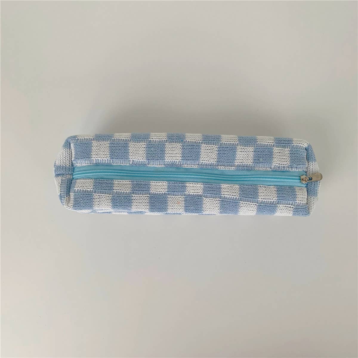 SIMPLE CHESSBOARD PLAID PENCIL CASE COSMETIC BAG_CWAB1042