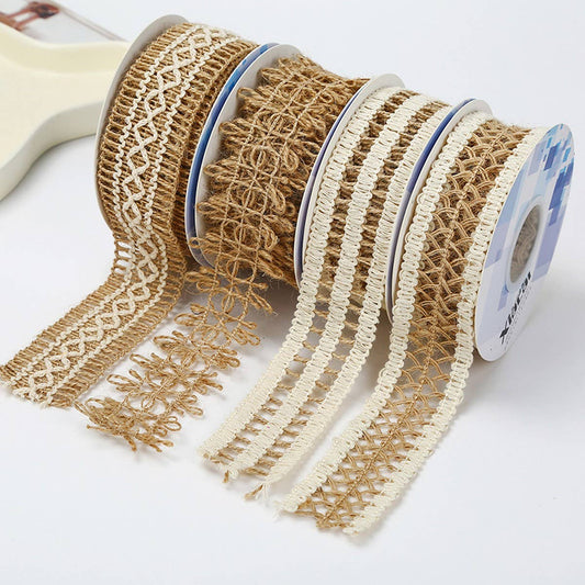 HEMP ROPE LACE DIY FABRIC DECORATIVE RIBBON