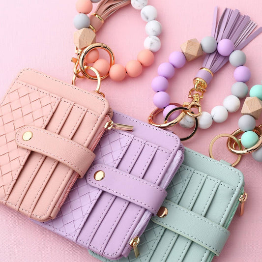 DIY Zipper Wallet with Keychain, Multi-Card Holder_CWAB4992