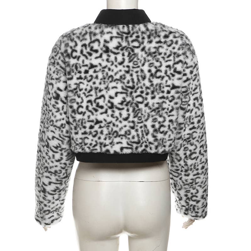 SOLID COLOR STREET FASHION LAPEL FLEECE JACKET