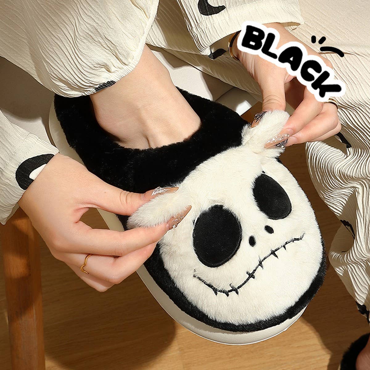 HALLOWEEN SLIPPERS CARTOON ANIMAL HOUSE SLIPPERS